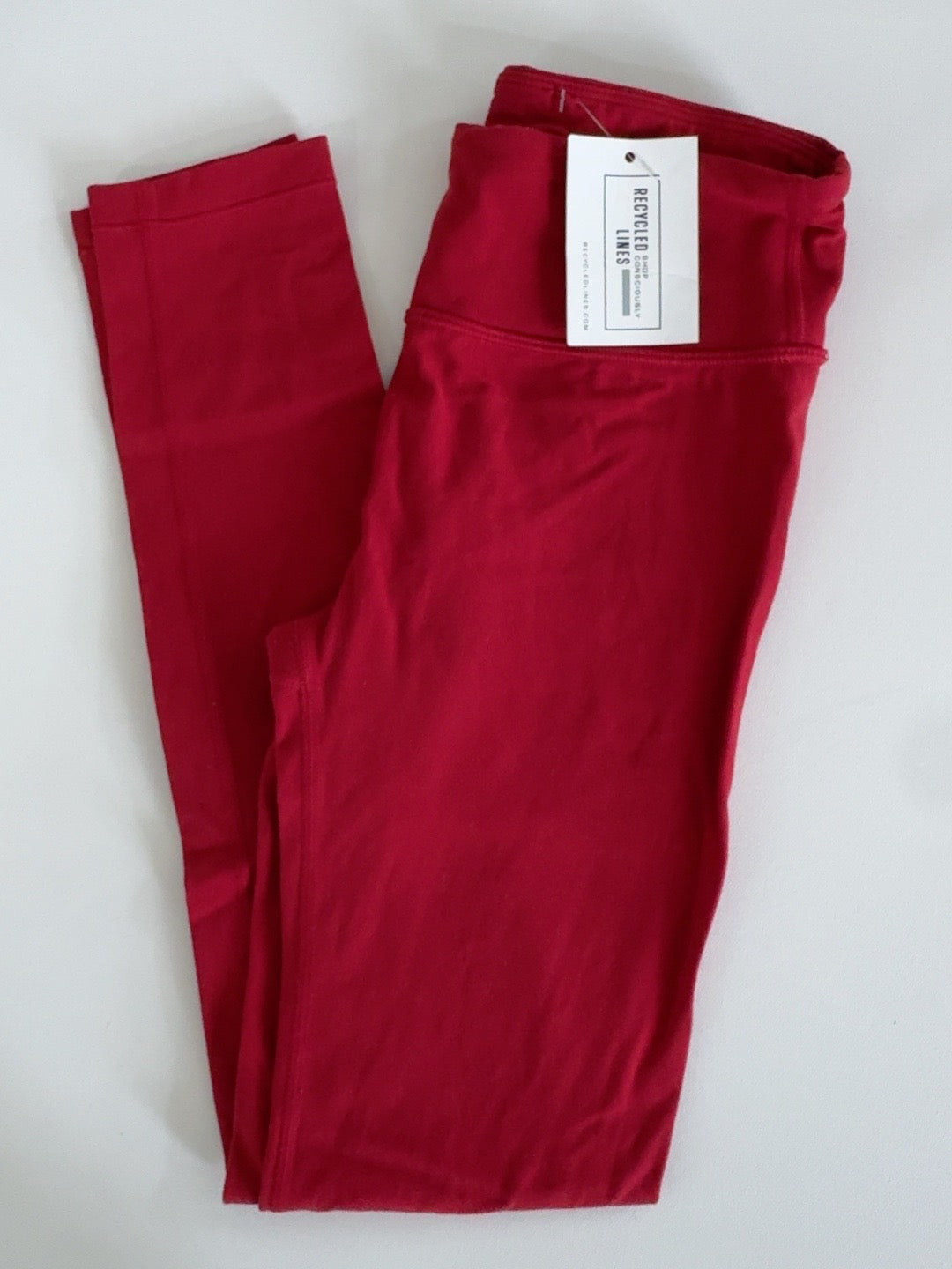 Athleta Girl red leggings, girls size L (12)
